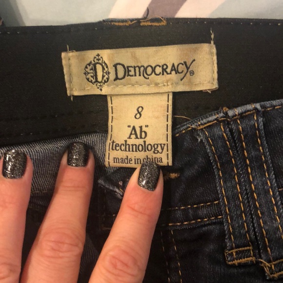 Democracy “Ab Technology” Jeans Size 8 - Picture 2 of 2